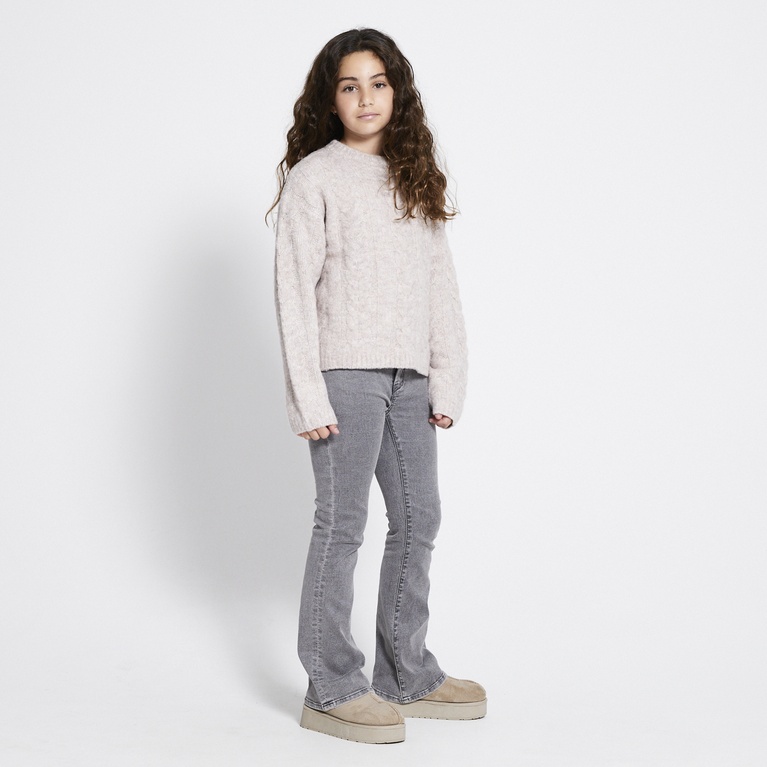 Palmikkoneulepusero "Boxy cable star"